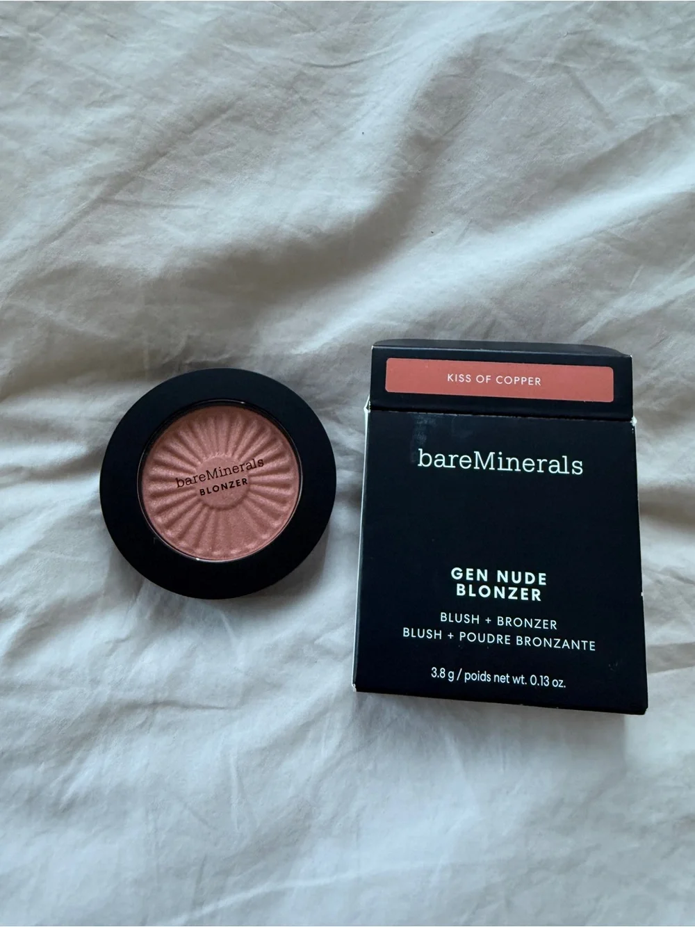 BARE MINERALS GEN NUDE BLONZER Blush + Bronzer in Kiss of Copper NWT